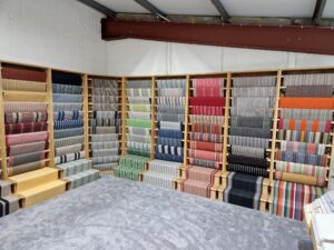 Floor Coverings carpet display