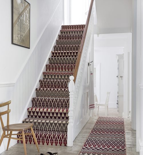 Patterned staircase